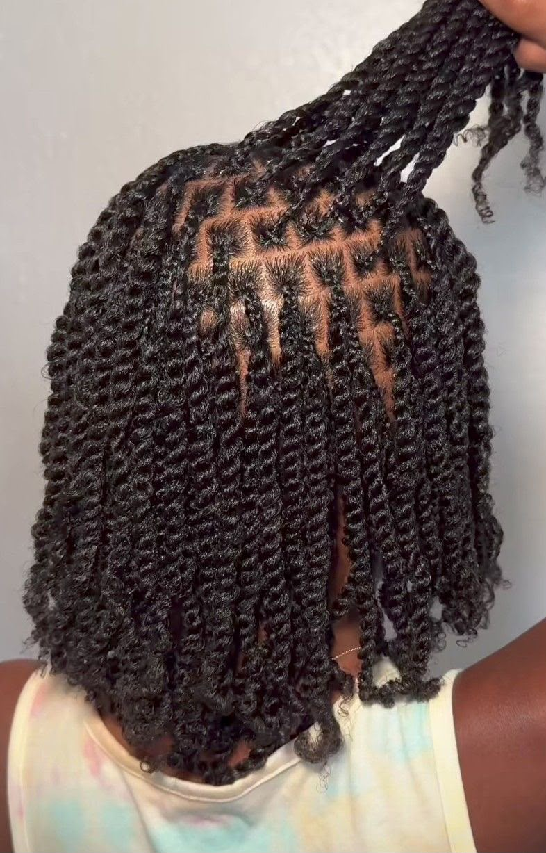 Vanilles sans mèches réalisées sur cheveux naturels chez FF Beauty